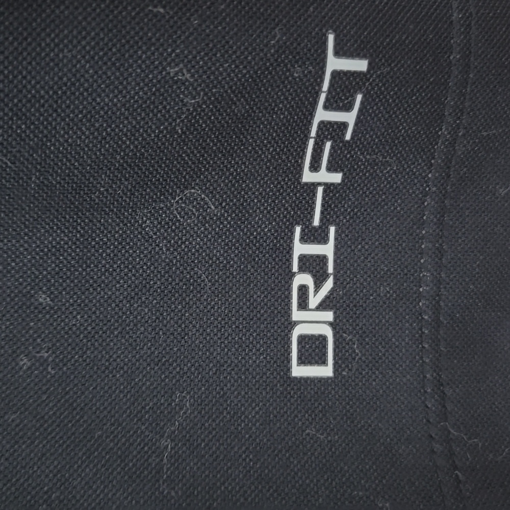 Nike Men’s Black Dry Fit Polo with Embroidered Logo Washington Nationals MLB Med - Picture 7 of 8